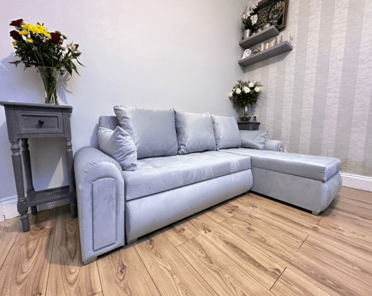 Berlin Sofa Bed UK - Side view of premium sofas from Newcastle Beds UK